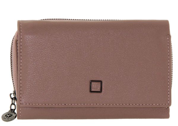 Pink leather wallet Nina Farmina K 9312-15